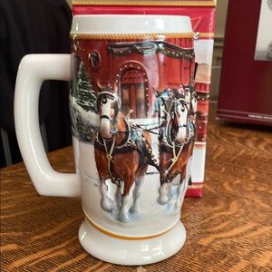 2006 Budweiser holiday stein. New in box.